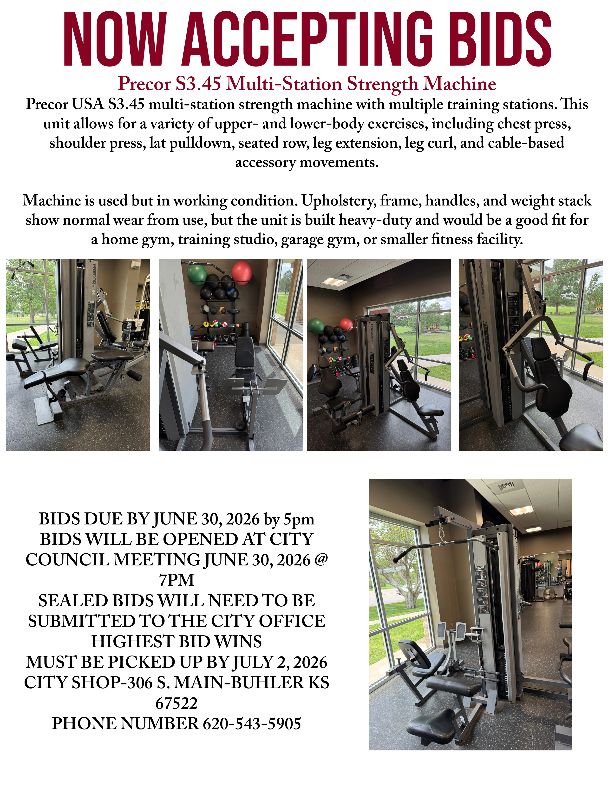 Precor s3.45 Multi-Station Strength Machine